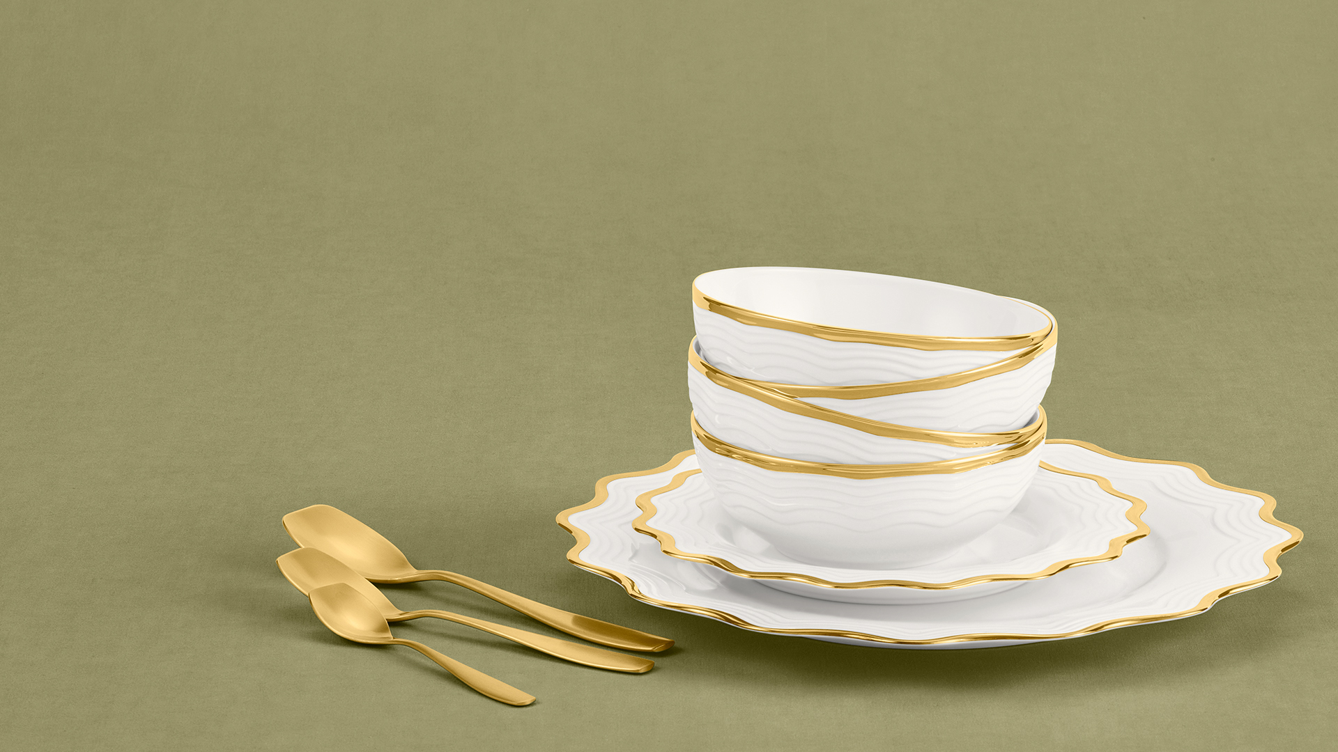 Porcel elegant porcelain tableware