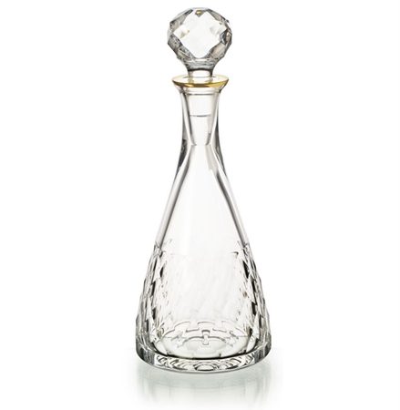 VISTA ALEGRE Palazzo Gold Wine Decanter