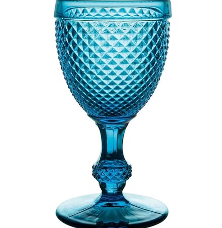 VISTA ALEGRE Bicos Azul Set with 4 Water Goblets Blue