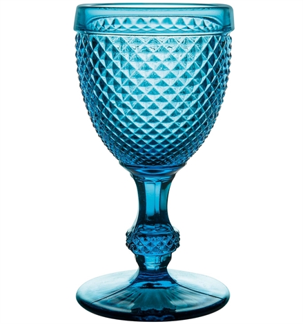 VISTA ALEGRE Bicos Azul Set with 4 Water Goblets Blue