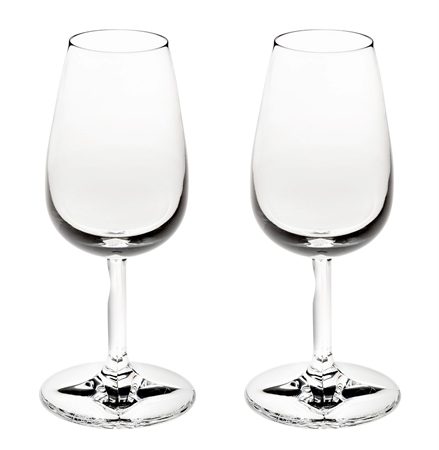 VISTA ALEGRE Álvaro Siza Case with 2 Oporto Wine Goblets