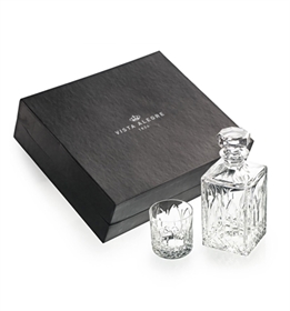VISTA ALEGRE Chartres Case with Whisky Decanter and 4 Old Fash