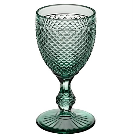 VISTA ALEGRE Bicos Verde Set with 4 Water Goblets Mint Green