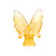 DAUM Butterfly Amber-Yellow