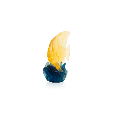 DAUM Medium Yellow & Blue Platax Fish Maya