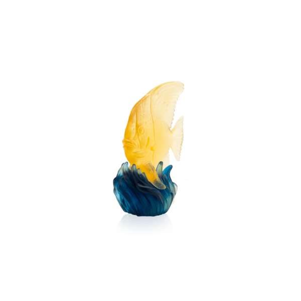 DAUM Medium Yellow & Blue Platax Fish Maya