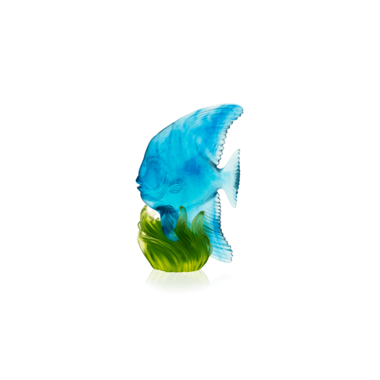 DAUM Medium Blue & Green Platax Fish Maya