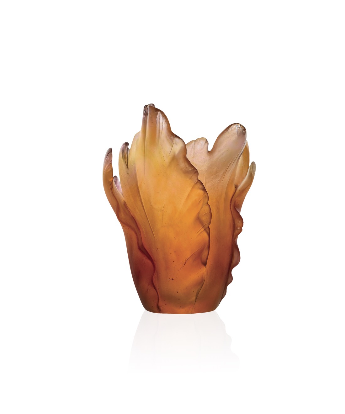 DAUM янтарная Tulip Vase
