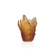 DAUM Amber Tulip Vase