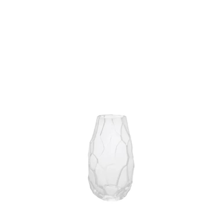 LALIQUE Маленькая ваза Silex, прозрачный хрусталь.
