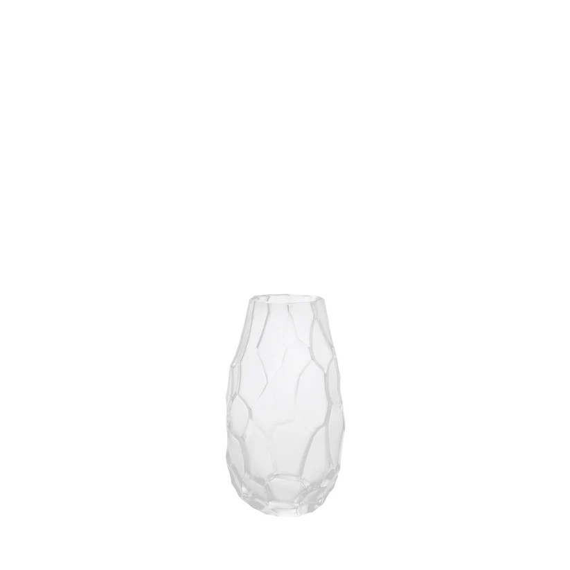 LALIQUE Silex Small Vase Clear Crystal