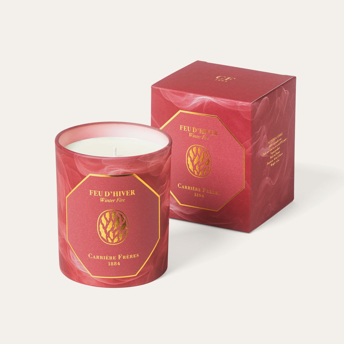 CARRIERE FRERES Winter Fire Candle