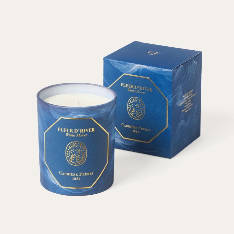 CARRIERE FRERES Winter Flower Candle