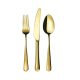 Herdmar Luxor cutlery set 24 pcs Mat Gold