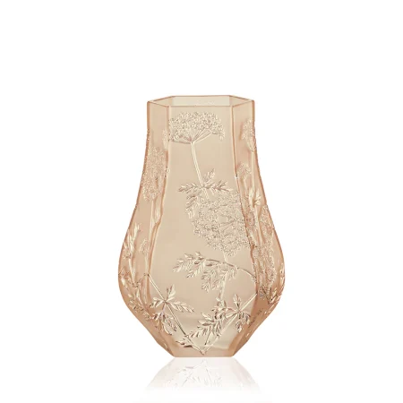 LALIQUE Ombelles vase Gold, luster crystal