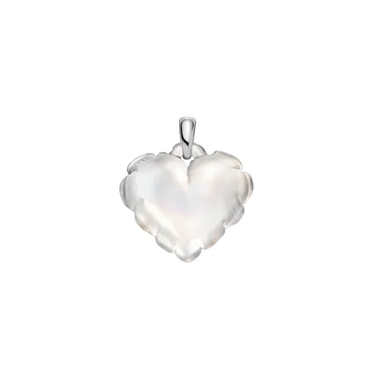 LALIQUE Souffle d'amour pendant, clear crystal, silver