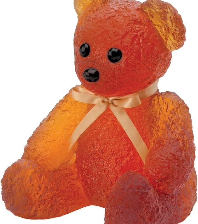 Daum Doudours amber Serge Mansau 375 ex bear