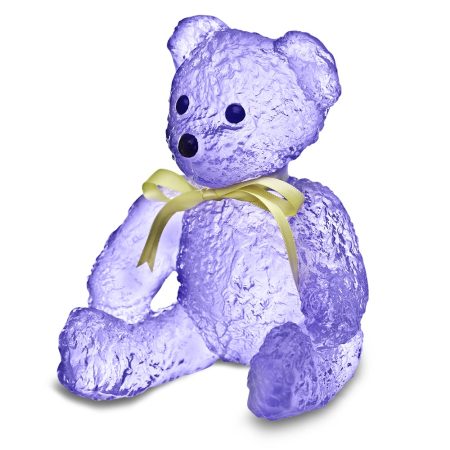 Daum mini-doudours violet Serge Mansau bear