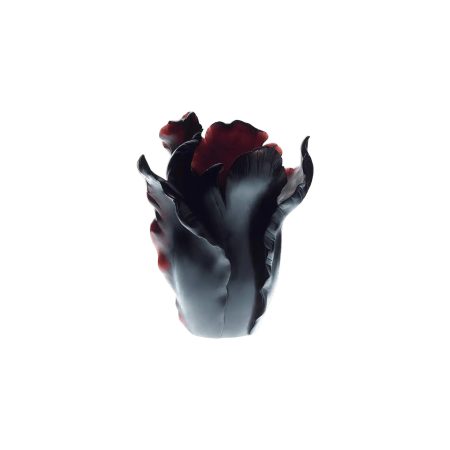 DAUM Tulip Vase, 17 cm, appaloosa crystal