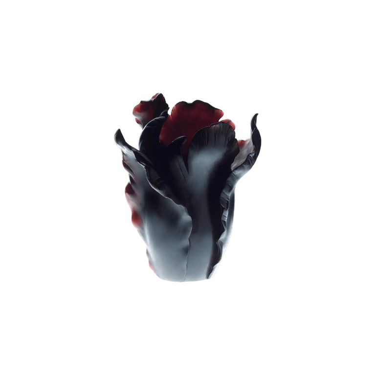 DAUM Tulip Vase, 17 cm, appaloosa crystal