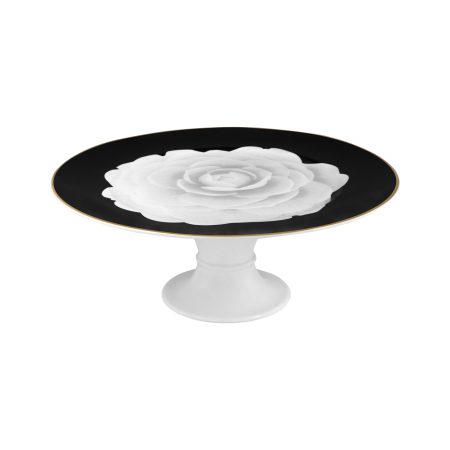 Porcel Footed Plate 31cm Dom Camellia