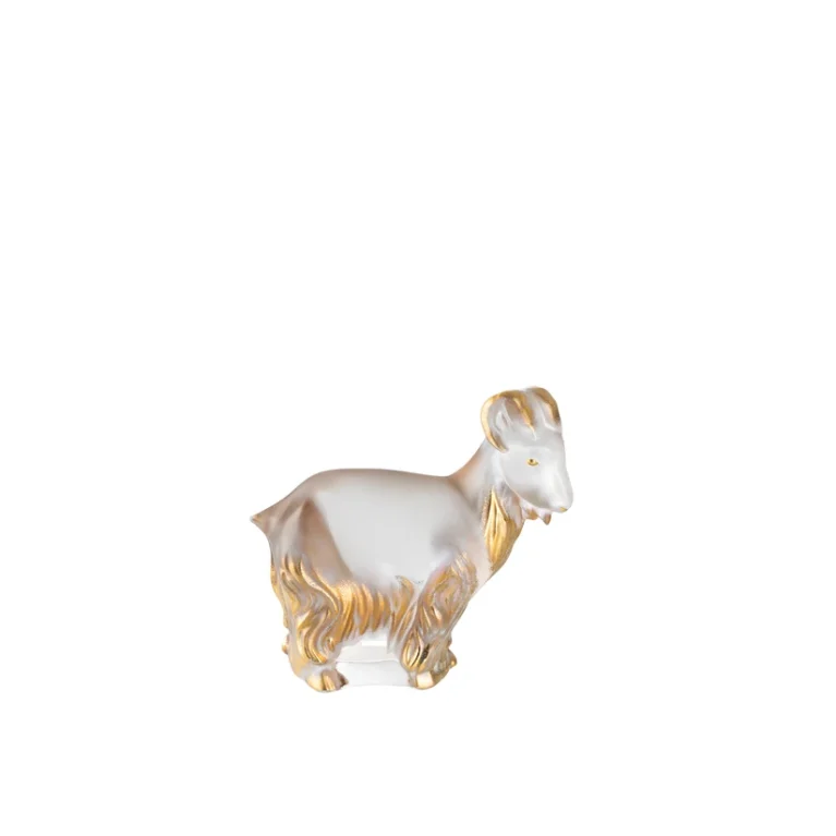 LALIQUE GOAT SCULPTURE