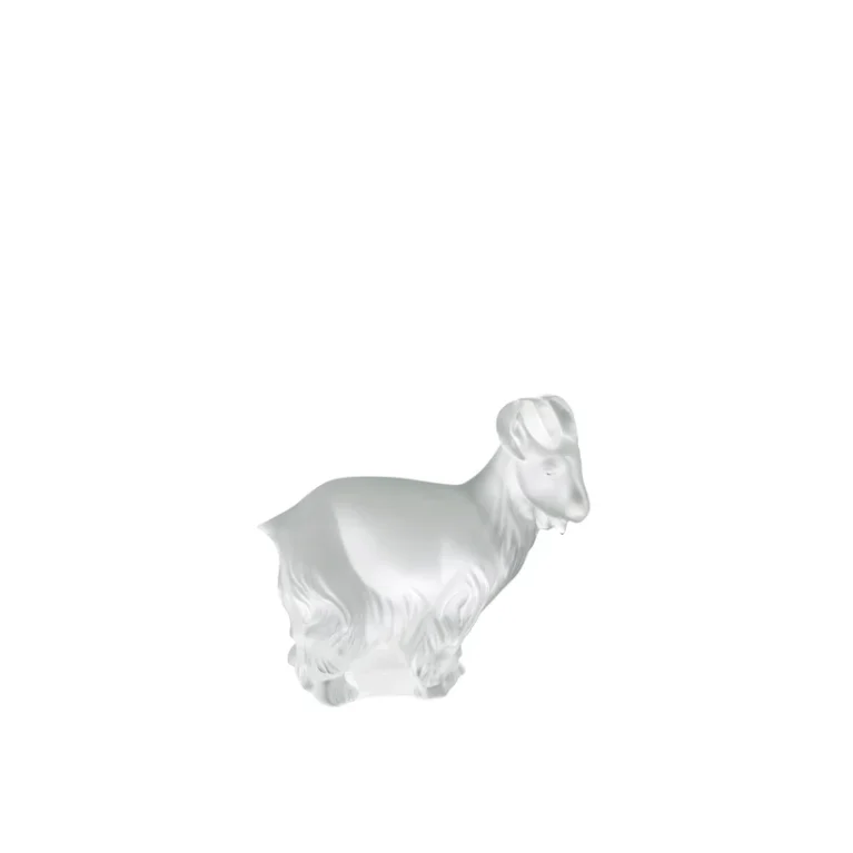 LALIQUE GOAT SCULPTURE